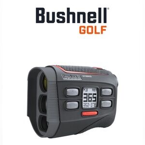 Bushnell Golf Hybrid Laser Rangefinder in Black and Red
